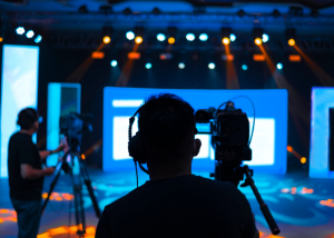virtual event filming